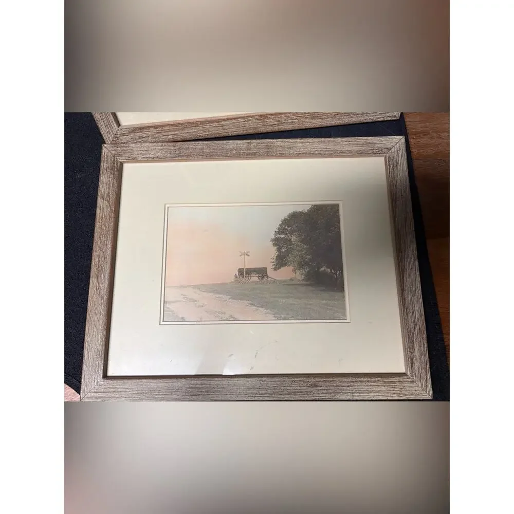 Andrea Braun Byrne Country Fields Framed Print Set Rustic Farmhouse Wall Art